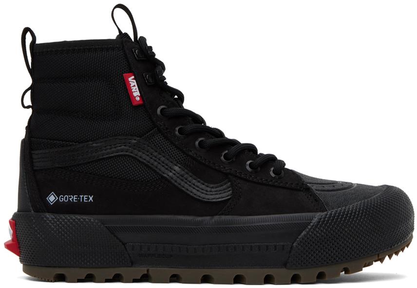 Vans classic sk8 hi top mte black mens trainers