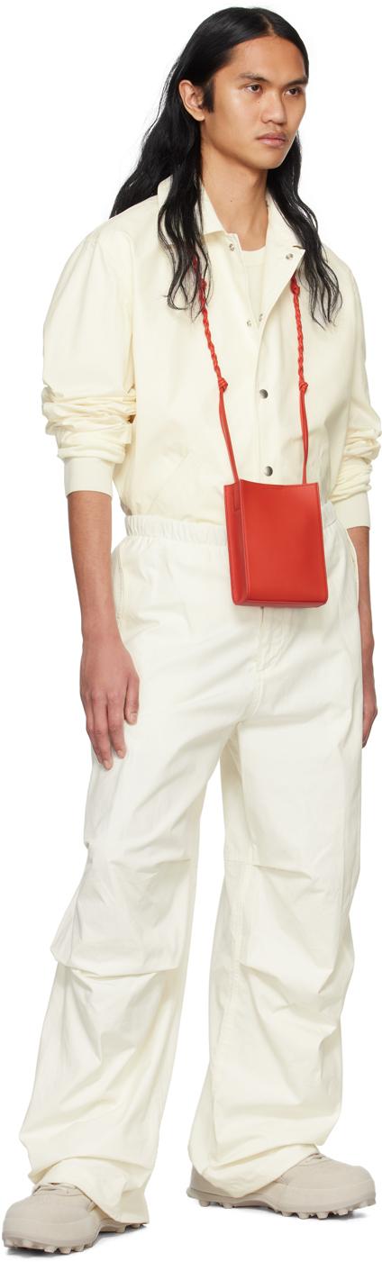 Jil Sander メンズ ナチュラル ホワイト ライトウェイト ジャケット 