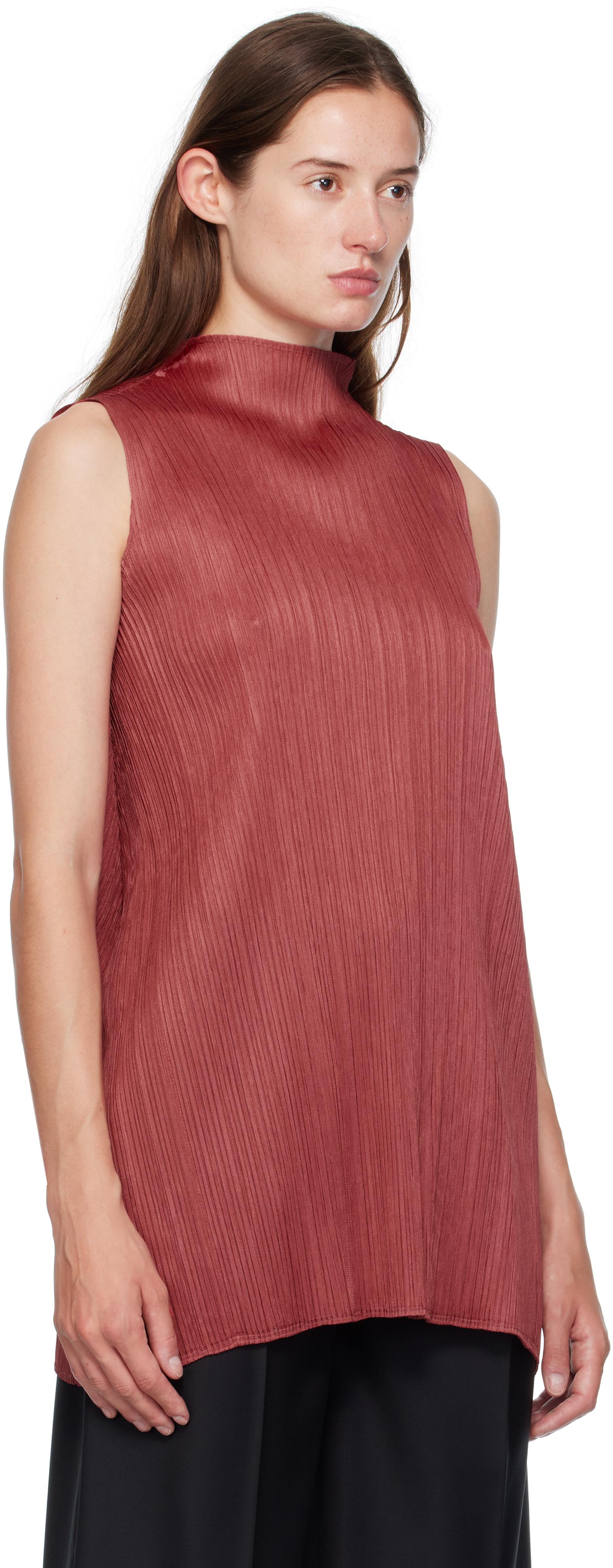 PLEATS PLEASE タンクトップ サイズ3 ISSEY MIYAKE Pleats Please Tank Top Dark Green Size 3 from