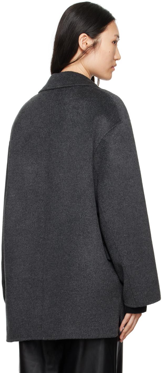 Loulou Studio レディース ブラック グレー Gary コート コート Loulou Studio レディース ブラック グレー Gary コート コート