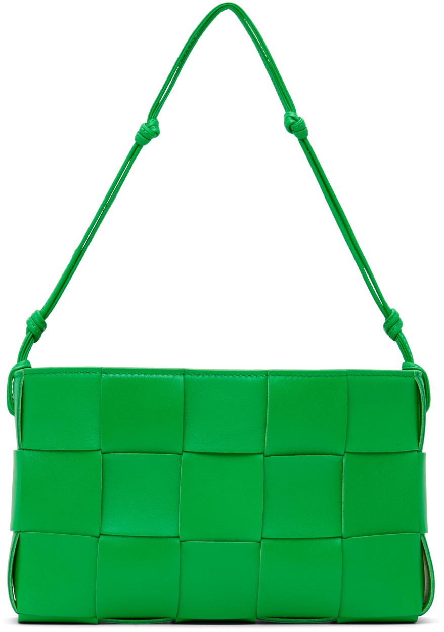 Bottega Veneta レディース グリーン ーン Cassette Pouch バッグ 