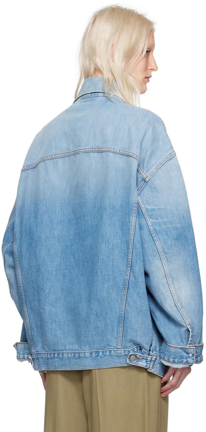 Acne Studios レディース ブルー オーバーサイズ デニム Acne Studios レディース ブルー オーバーサイズ デニム