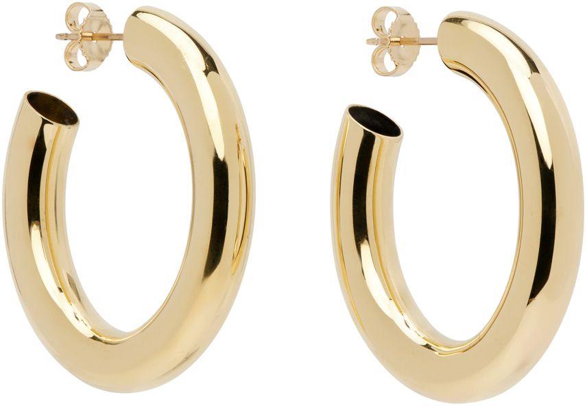 Laura lombardi shop mini curve earrings