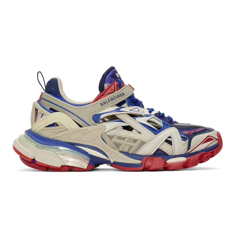 Sneaker Track.2 Balenciaga en coloris Bleu | Lyst