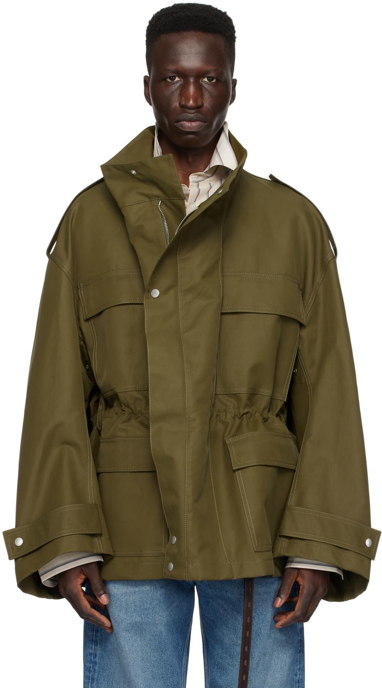 Hed Mayner Flap Pocket Jacket in Green for Men | Lyst