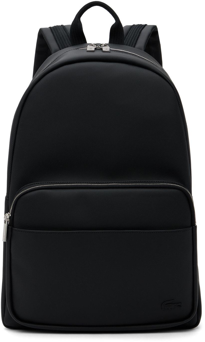 Lacoste Black Petit Piqué Classic Backpack for Men | Lyst