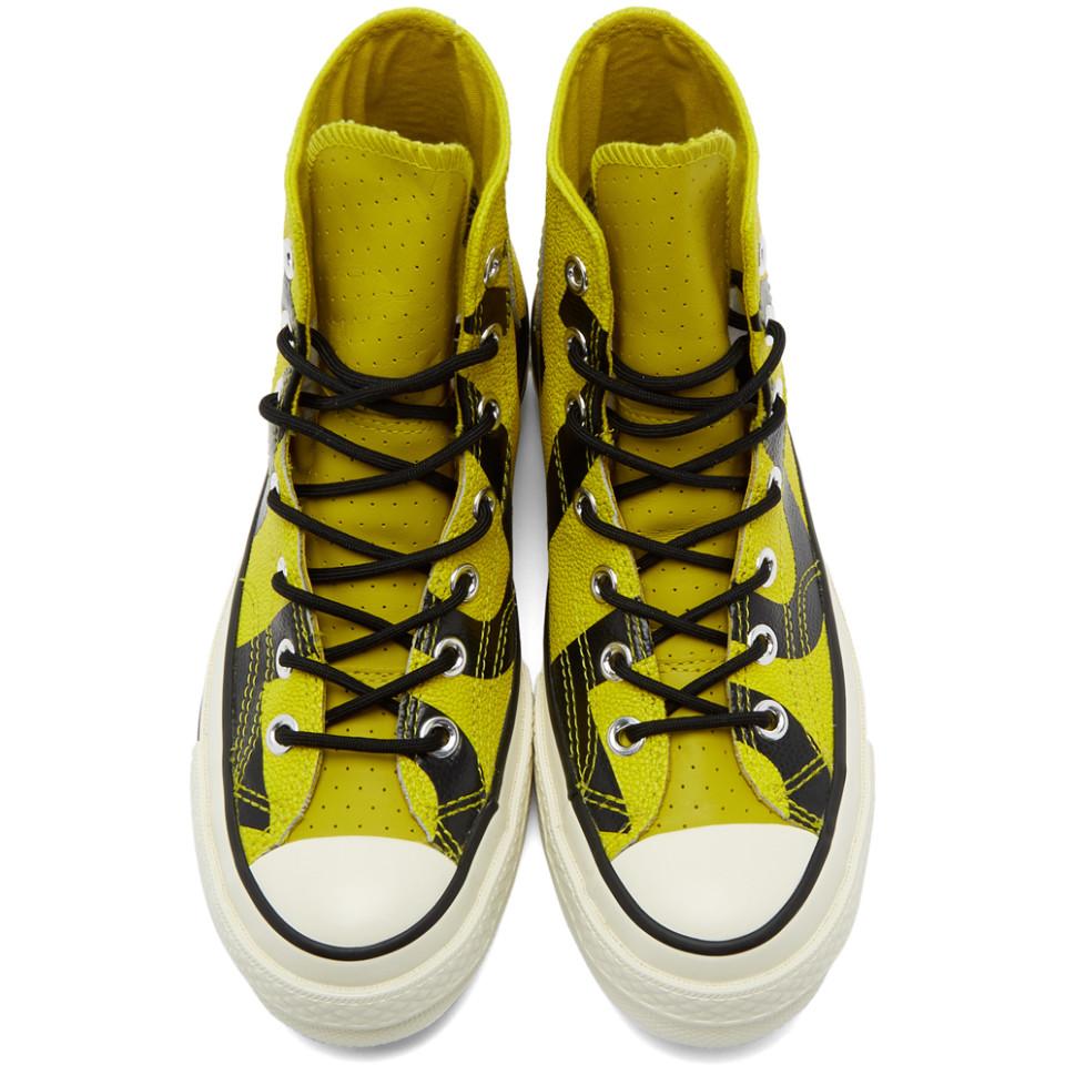 chuck 70 high top yellow