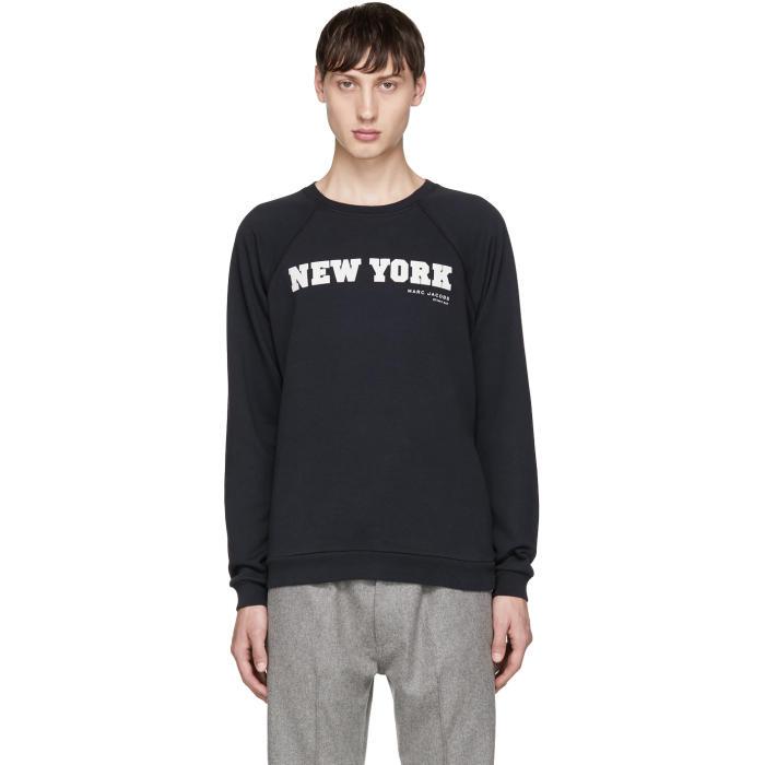 Marc Jacobs Cotton Black New York Sweatshirt For Men Lyst