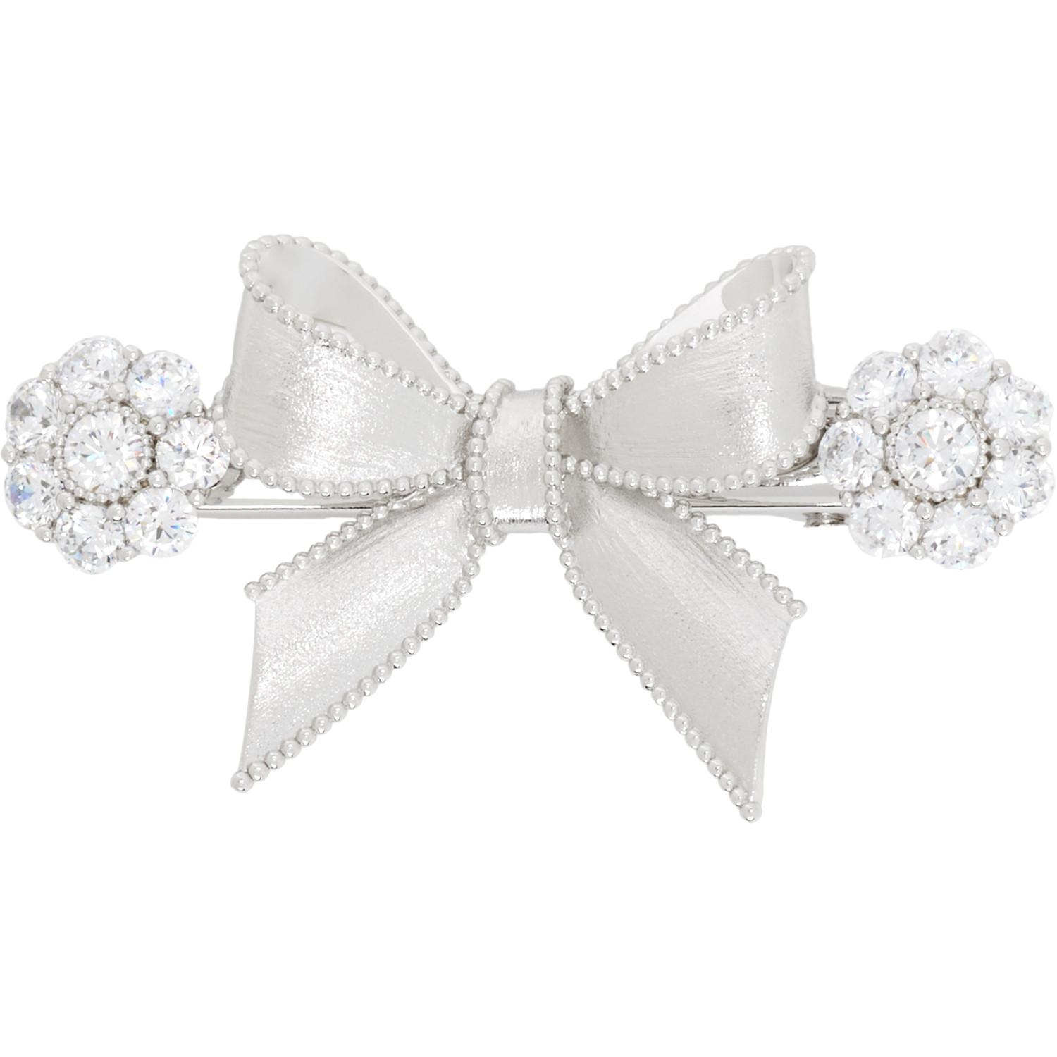 ShuShu/Tong シルバー Yvminエディション Short Bownote ヘアクリップ
