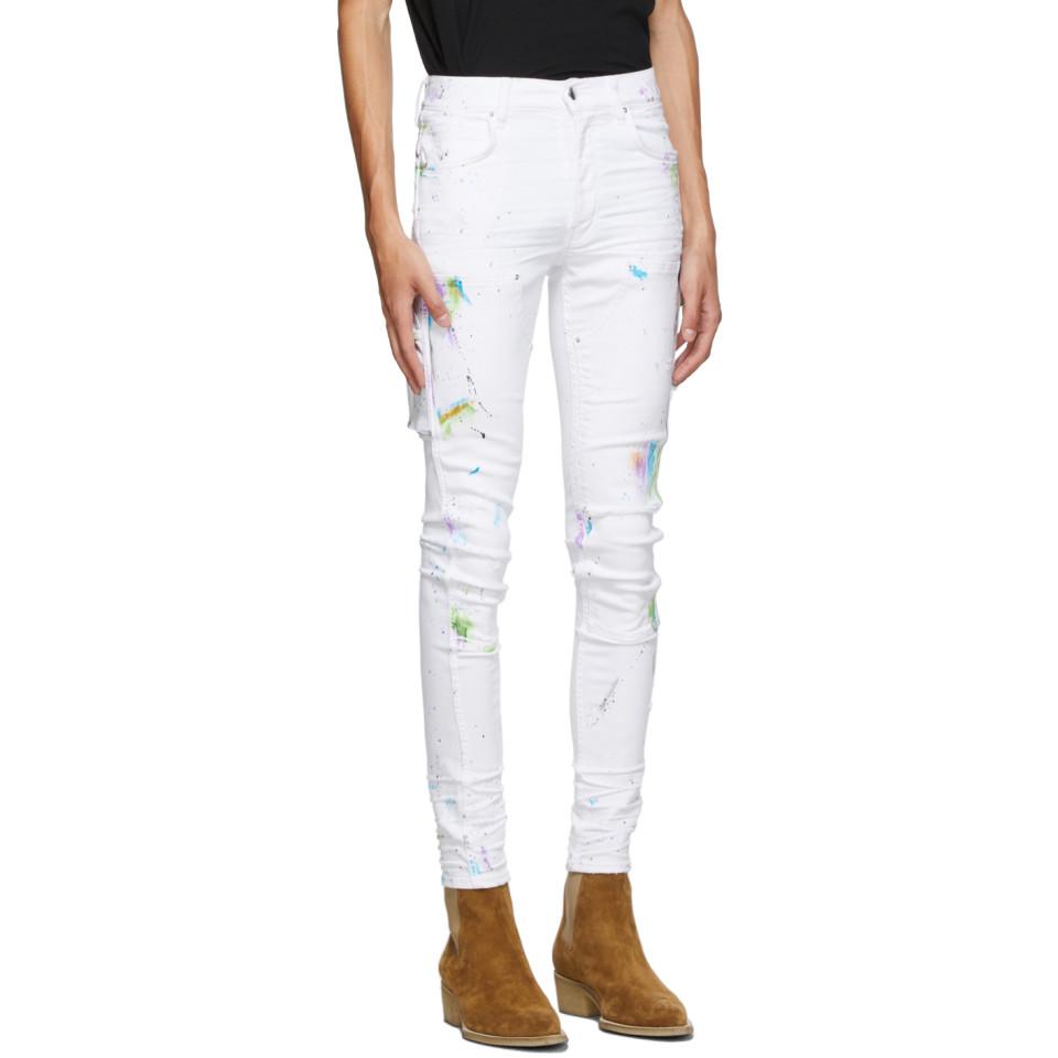 Amiri white jeans Clearance