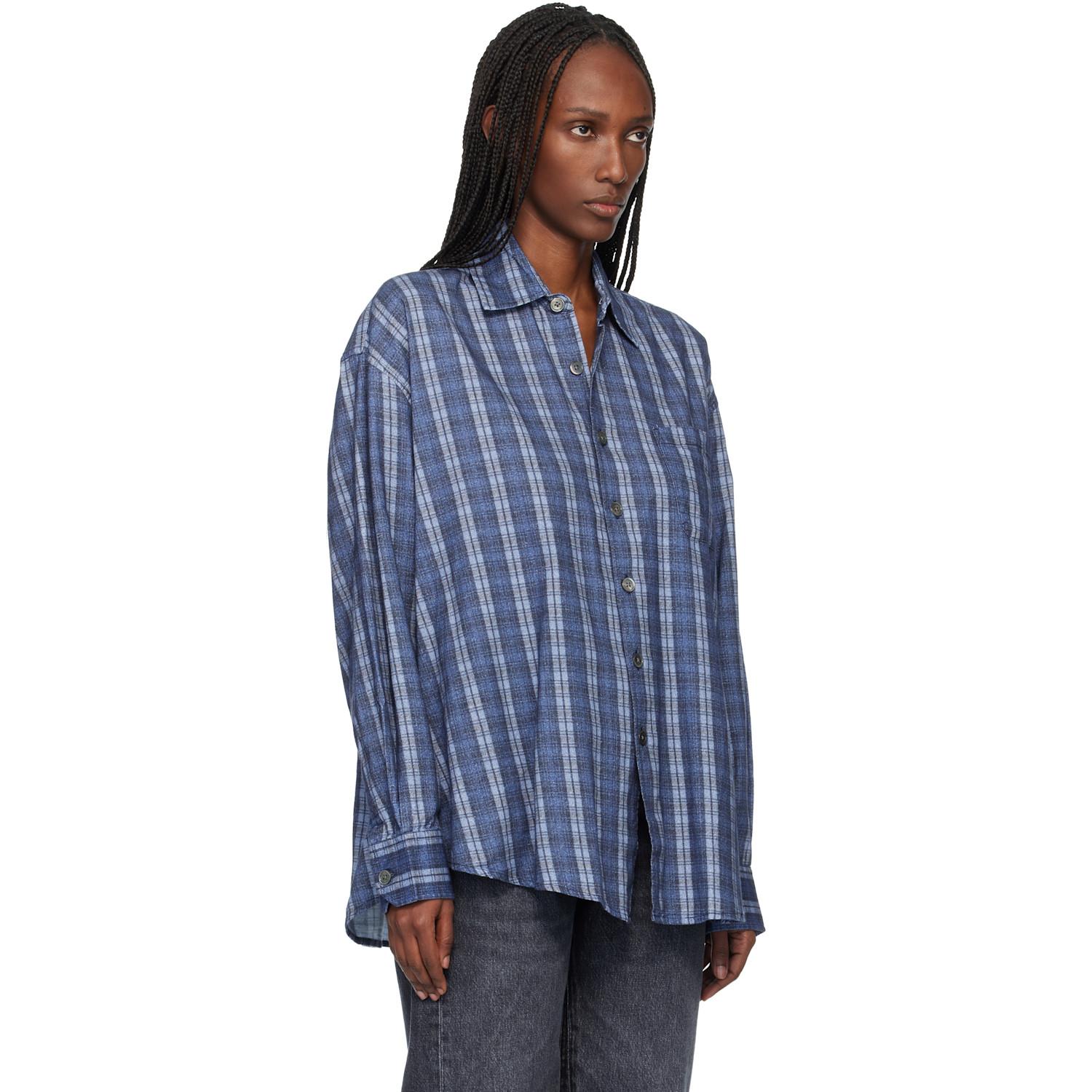 Our Legacy Borrowed Shirt in Blue | Lyst