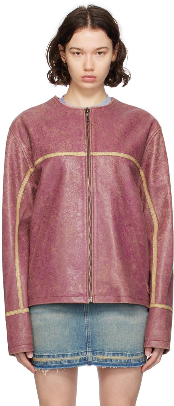 Avec les filles crackle biker jacket deals