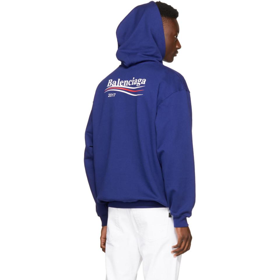 balenciaga pull bleu