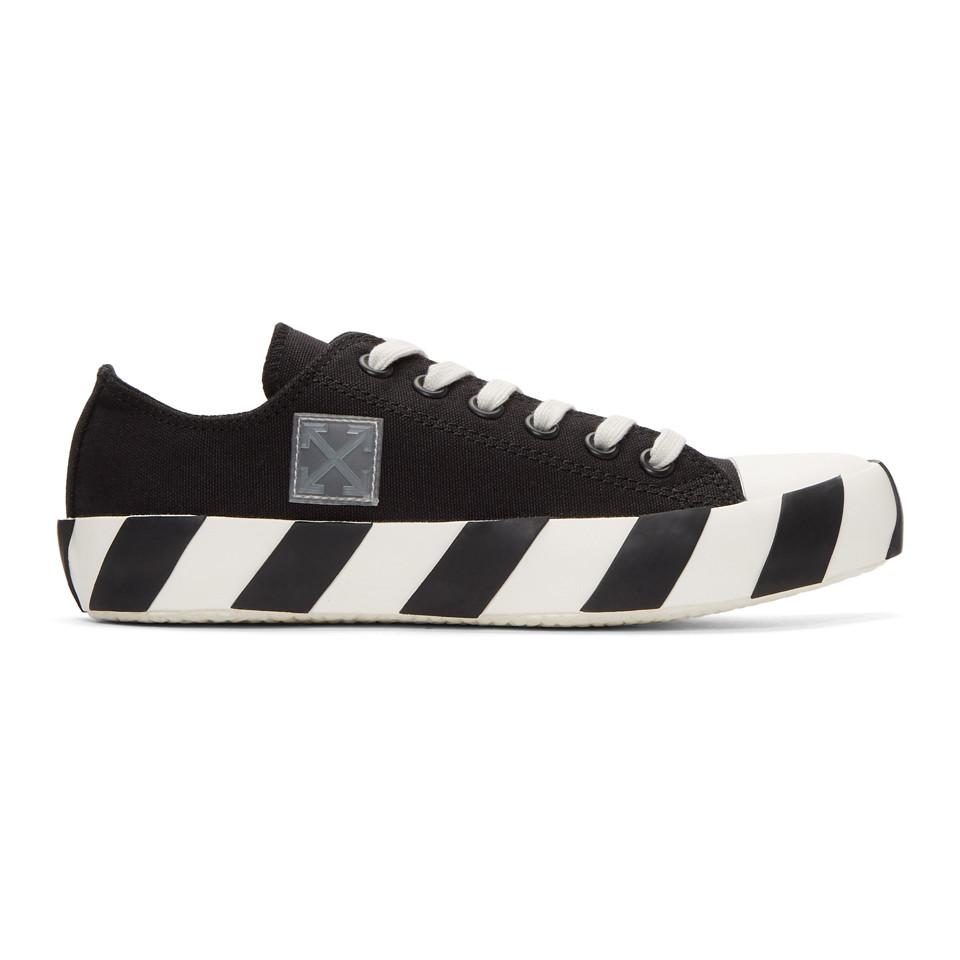 off white striped trainers