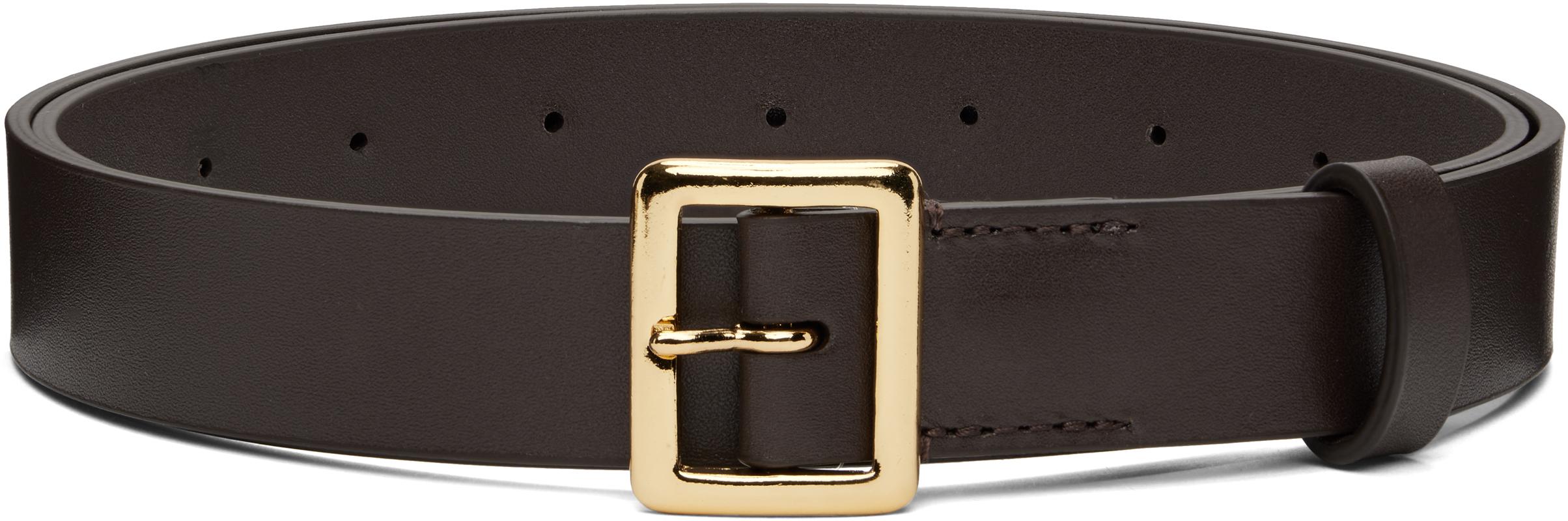 AURALEE Square Buckle Belt in Black for Men | Lyst UK