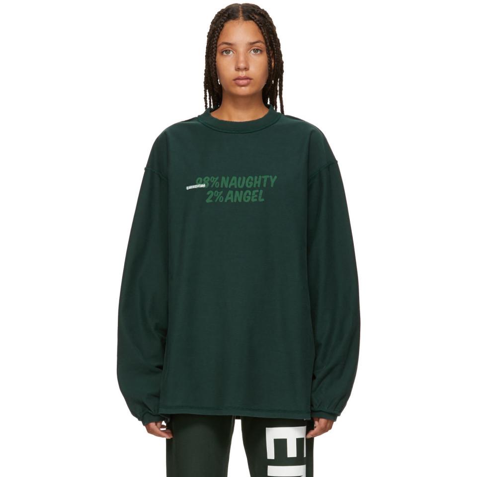 vetements green t shirt