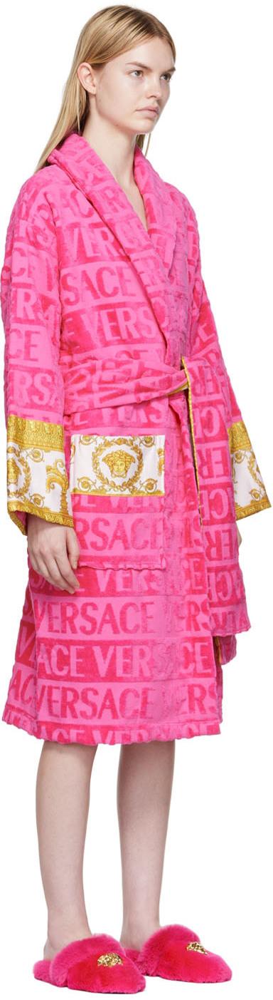 versace pink robe price