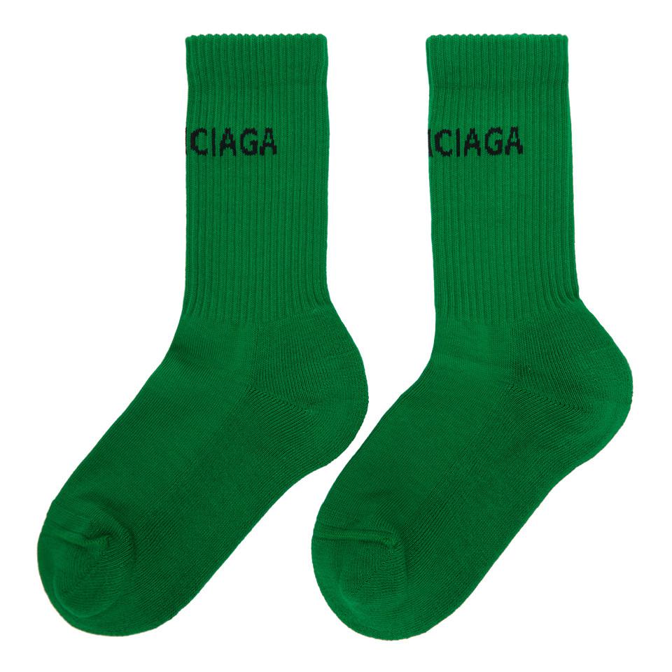 balenciaga sock green