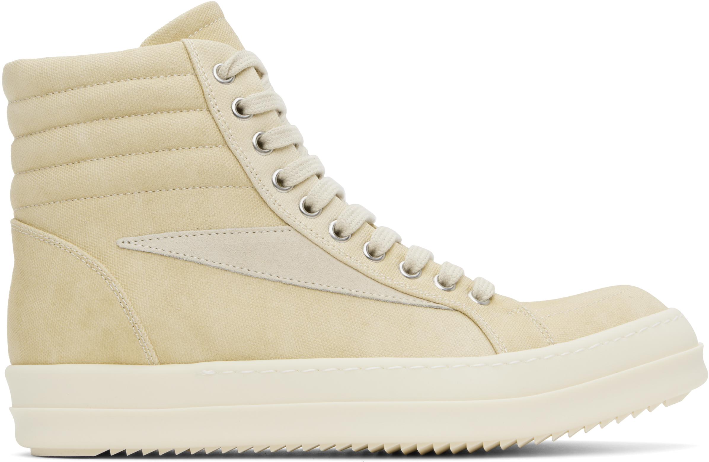 Rick Owens Hollywood Vintage High Sneakers in Black for Men