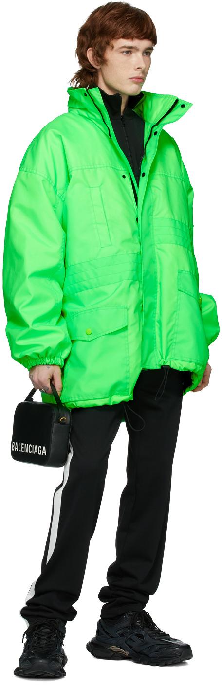 green balenciaga jacket