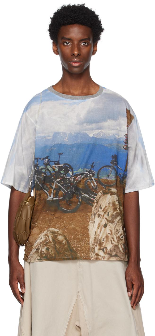 【関税込み】Bless マルチカラー Holidaygreecefence Tシャツ メンズ Bless マルチカラー Holiday Tシャツ ブルー | Lyst