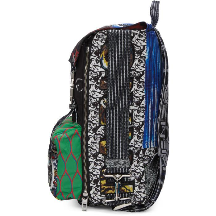 kenzo multi eye backpack