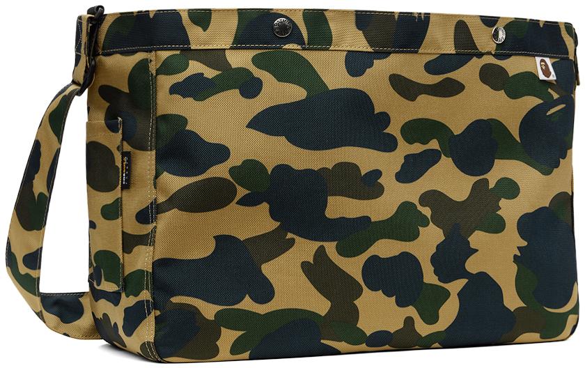 BAPE Color Block Multi Bag Green