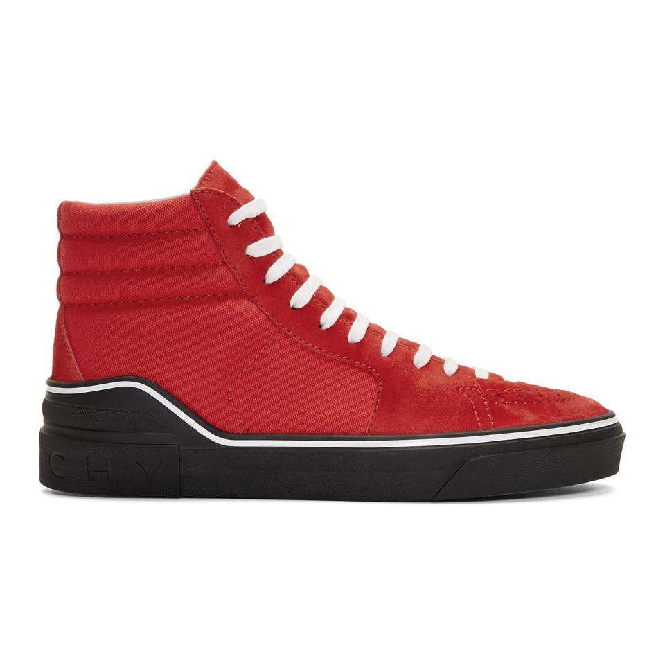 givenchy red sneakers