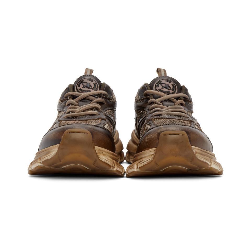 Axel Arigato Brown Dip-dye Marathon Sneakers for Men | Lyst
