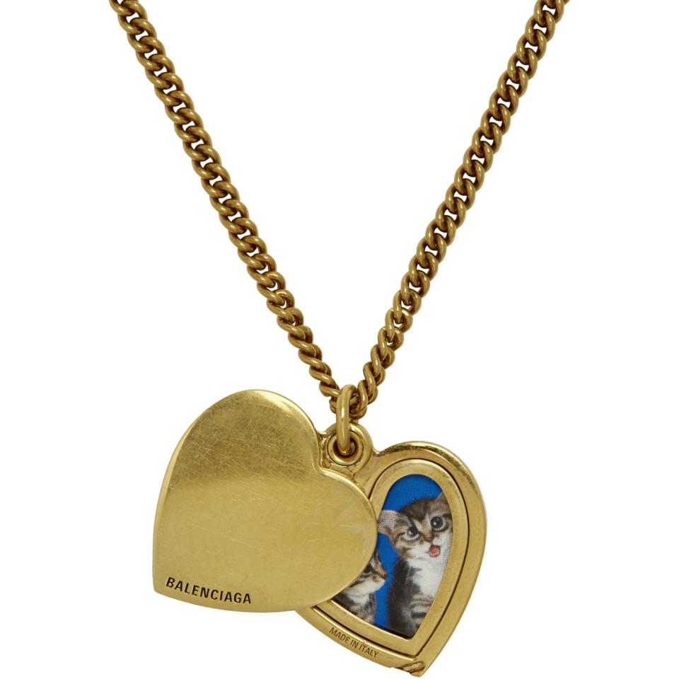 balenciaga heart locket