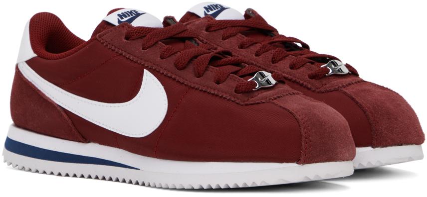 Nike cortez womens burgundy hotsell