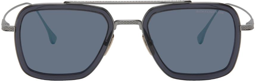 Dita Eyewear メンズ ブラック グレー&シルバー Flight.006 サングラス 