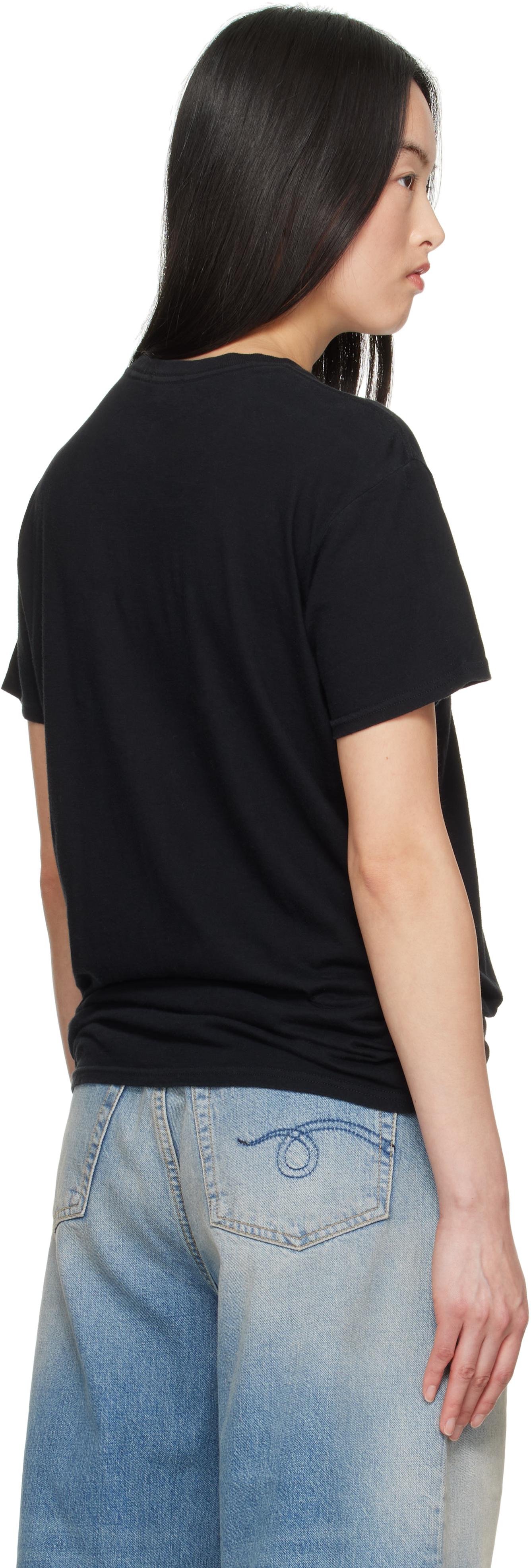 R13 'C'Est La Fucking Vie' Boy T-Shirt in Black | Lyst