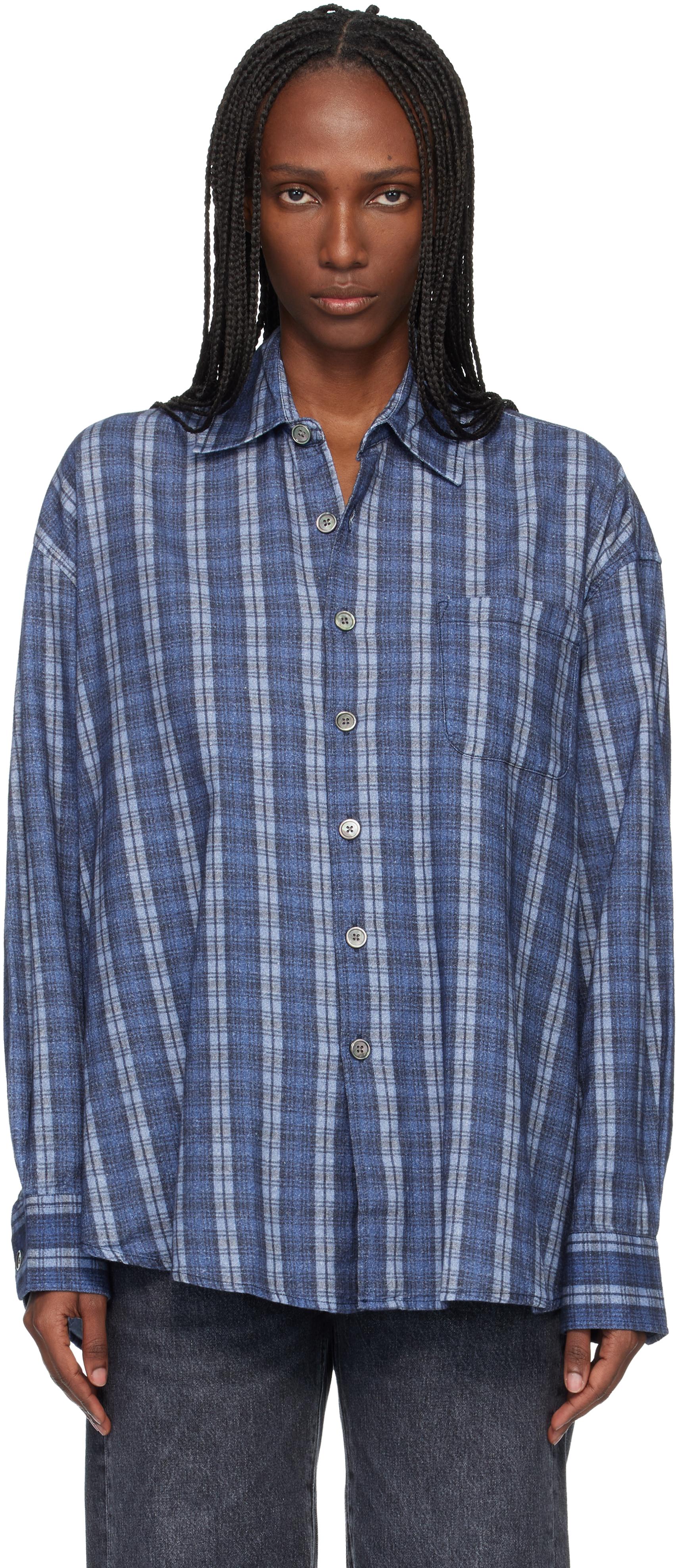 Our Legacy Borrowed Shirt in Blue | Lyst UK