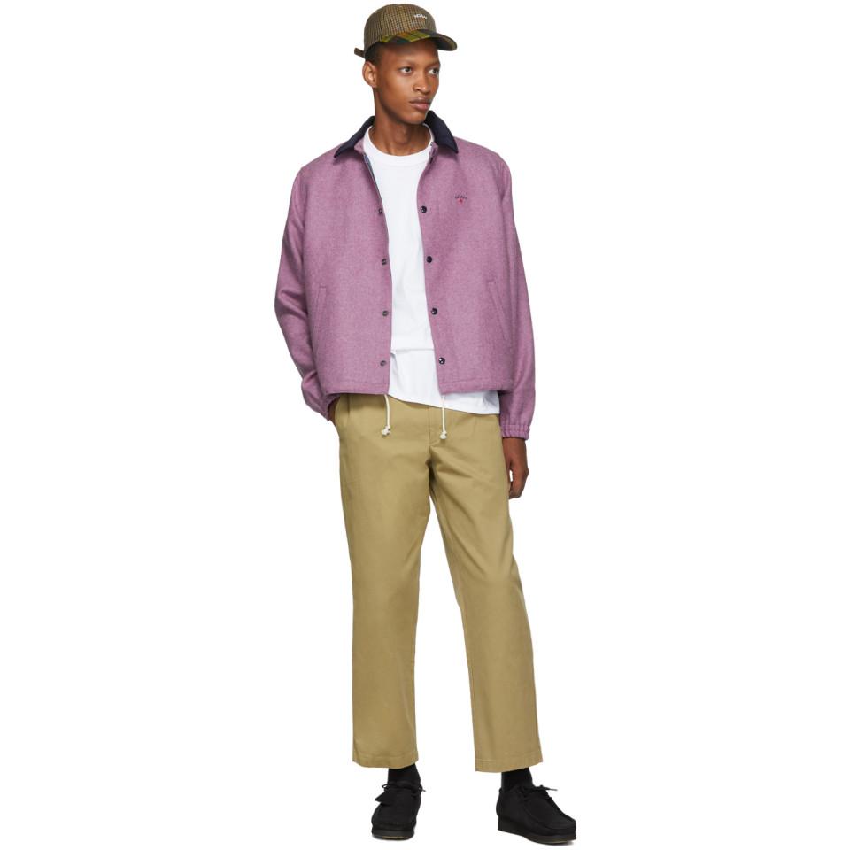 noah wool campus jacket