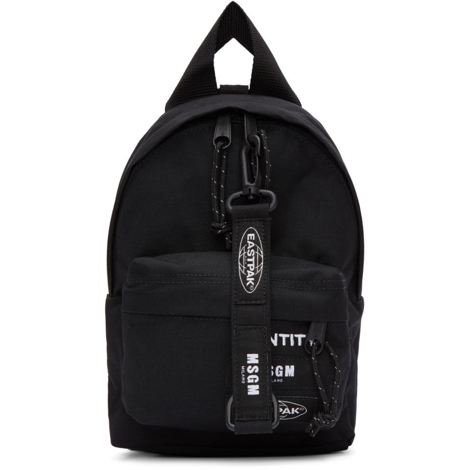 msgm eastpak backpack black