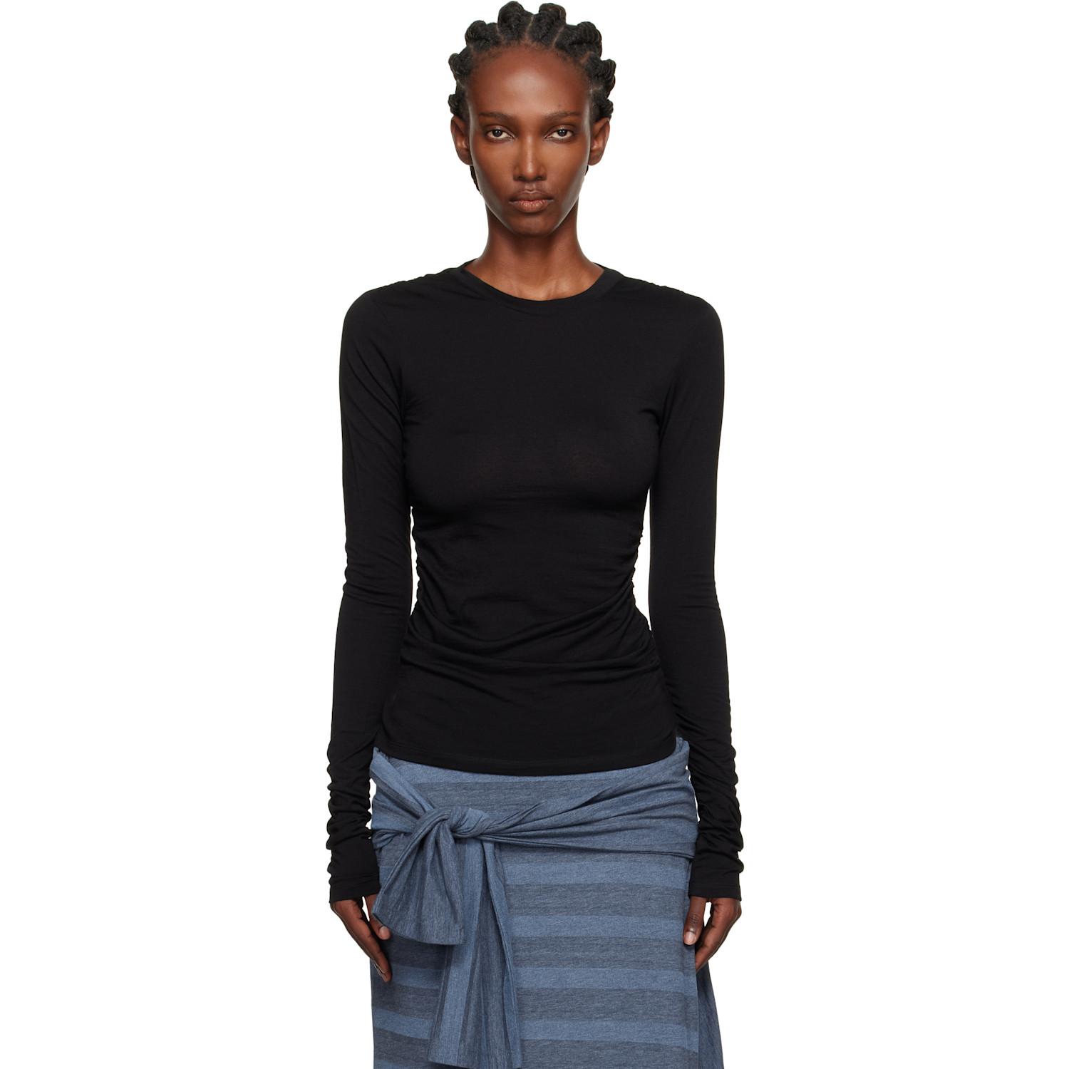 Our Legacy Strain Slim Longsleeve T-Shirt in Black | Lyst
