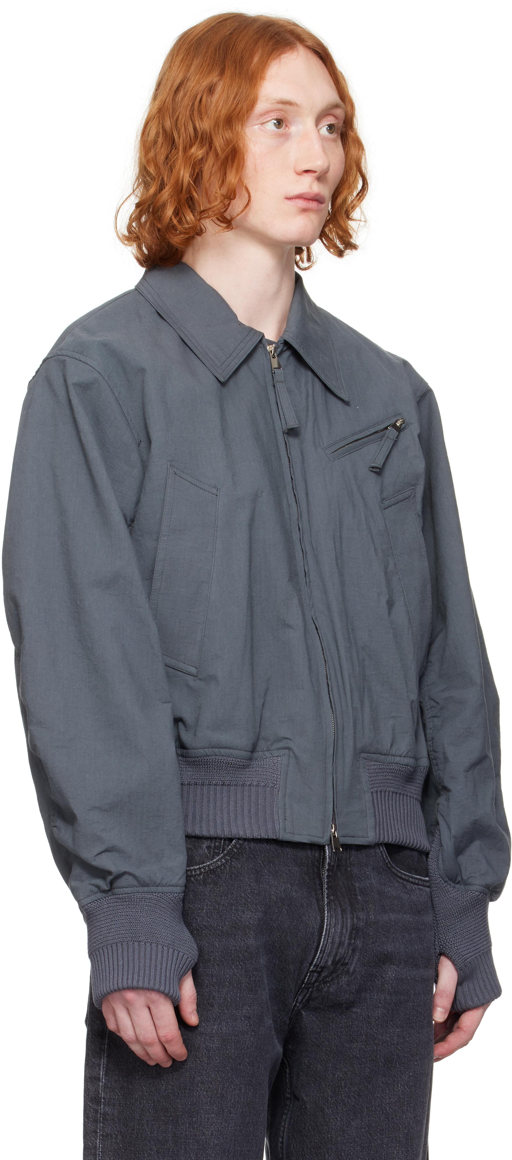 OUAT Cotton Bomber Jacket in Blue for Men | Lyst UK