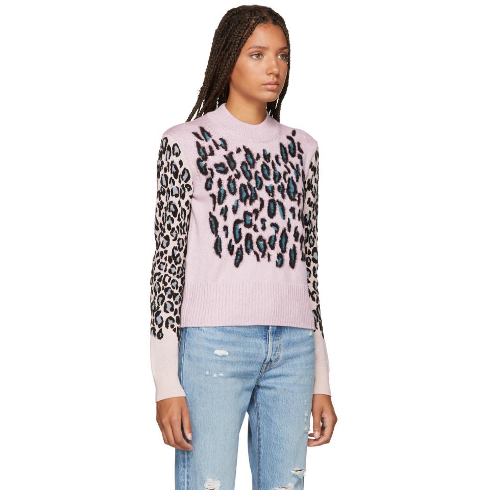 kenzo leopard sweater