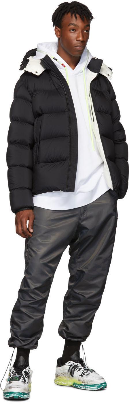 Moncler Satin Black Down Wilms Jacket for Men | Lyst