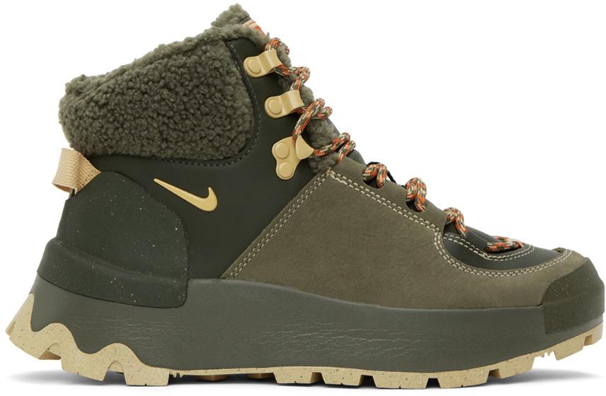 Nike top boots khaki