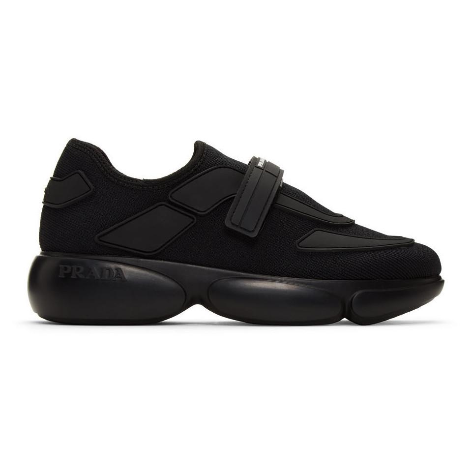 Prada Black Cloudbust Sneakers - Lyst