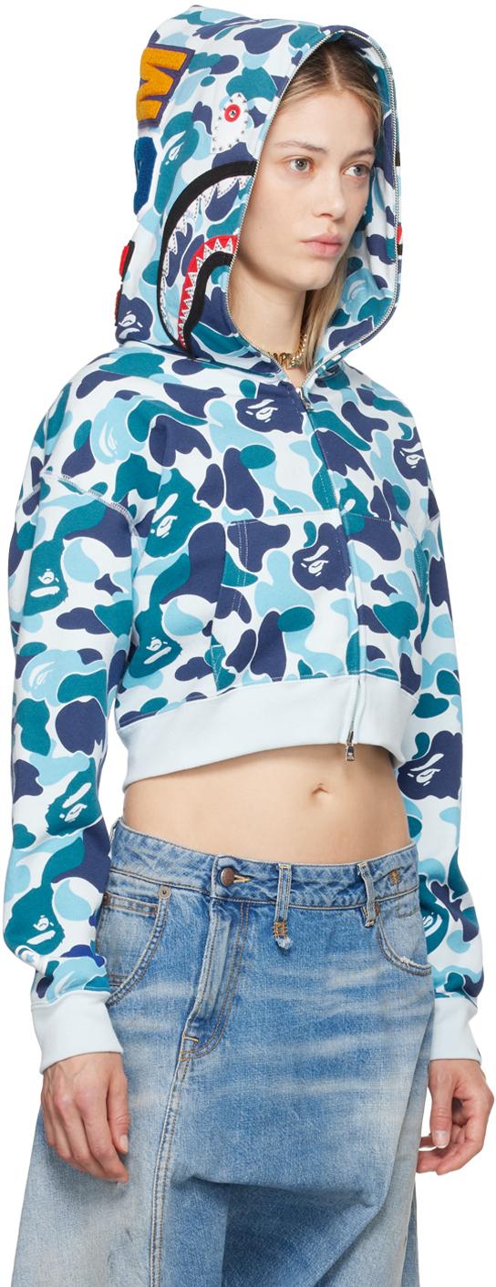 Bape baby blue hoodie new arrivals