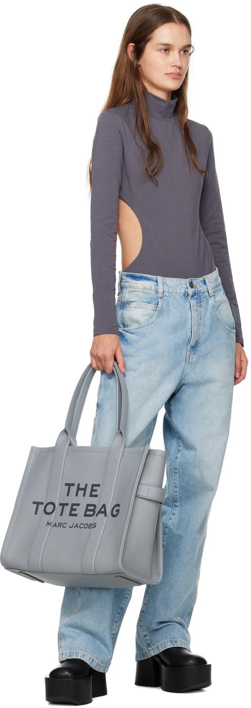 Marc Jacobs レディース グレー The Leather Large トートバッグ 