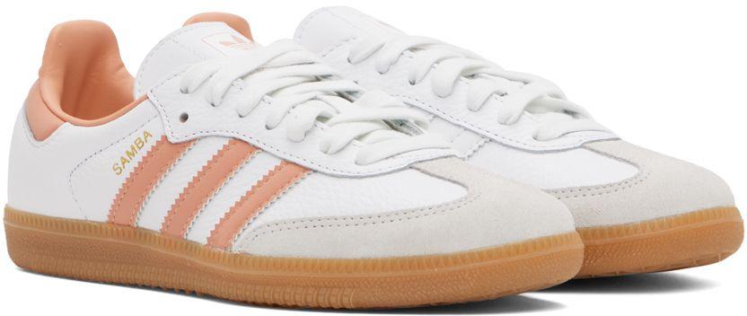 Adidas samba deals orange stripe