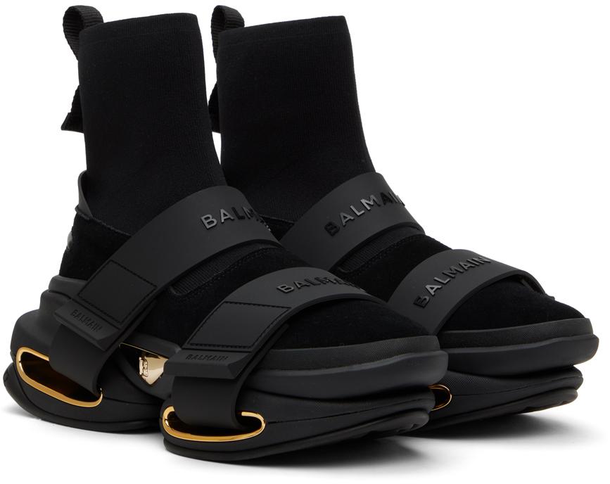 メンズ Balmain B-bold スニーカー ブラック | Lyst