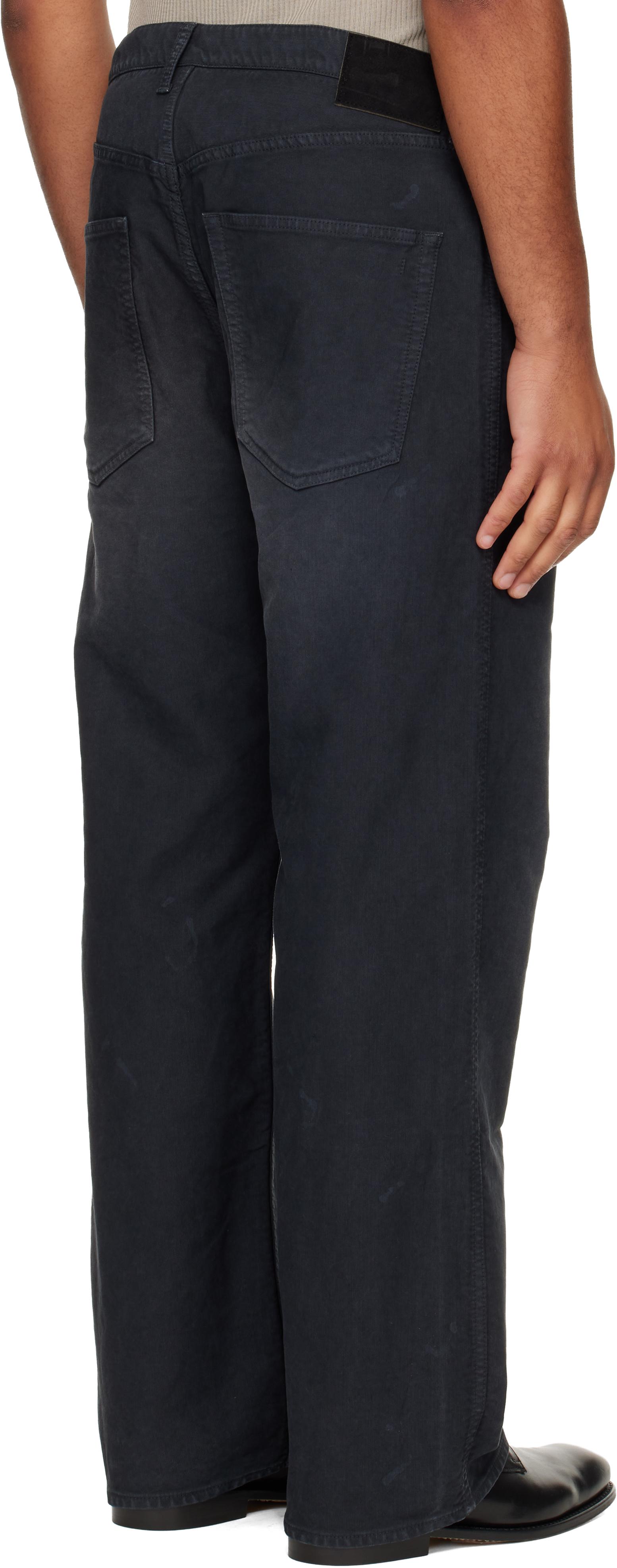 Visvim Fluxus 01 Wide G.Cords Trousers in Blue for Men | Lyst