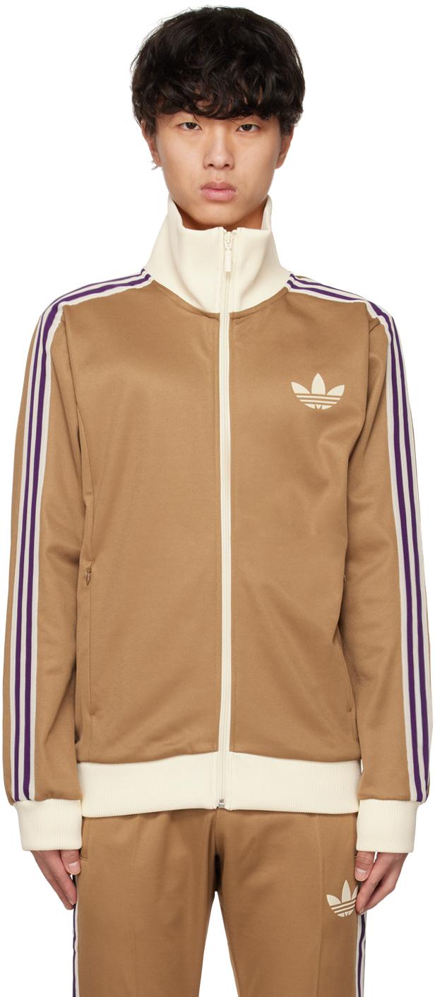 adidas Originals Brown Adicolor Heritage Now Track Jacket