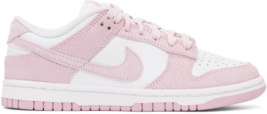 nike pink white