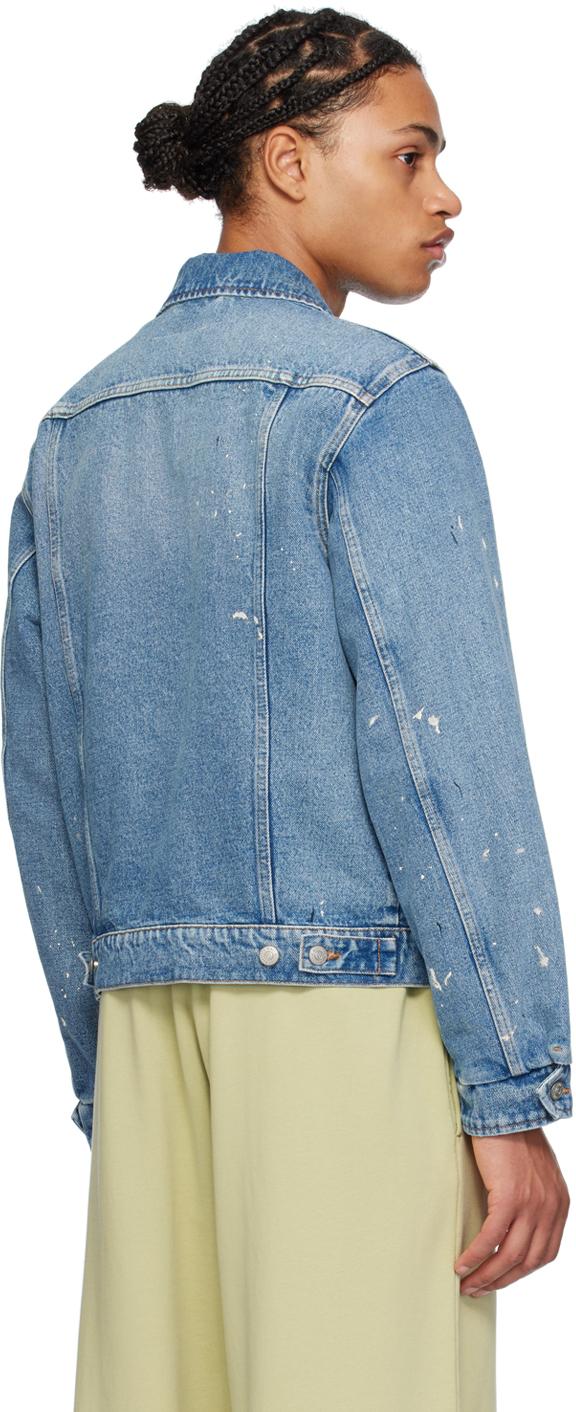 メンズ MM6 by Maison Martin Margiela ブルー ペイント